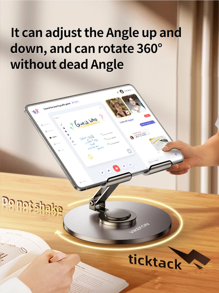360 Tablet Desk Mobile Phone Holder Stand Foldable Lazy Bracket Adjustable
