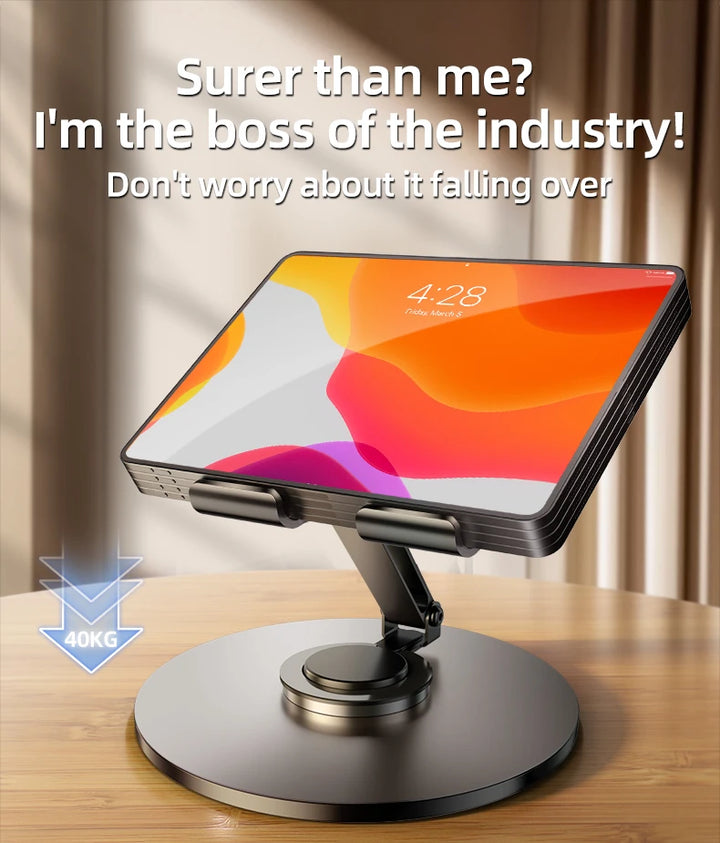 360 Tablet Desk Mobile Phone Holder Stand Foldable Lazy Bracket Adjustable